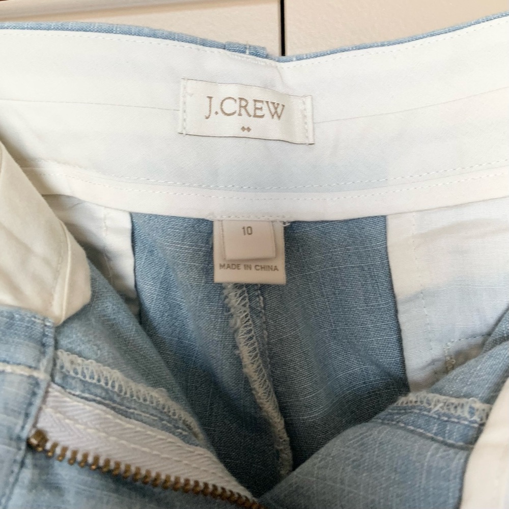 J.Crew Light Blue Chambray Chino Shorts - Picture 5 of 6